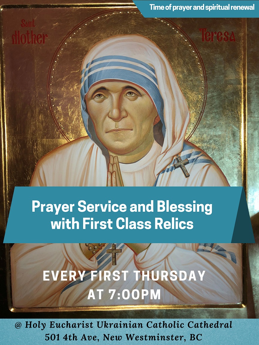 Prayer Service & Blessing with First Class Relics of St. Mother Teresa