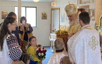 Bishop Michael Kwiatkowski visited the St. Archangel Michael Parish in Nanaimo