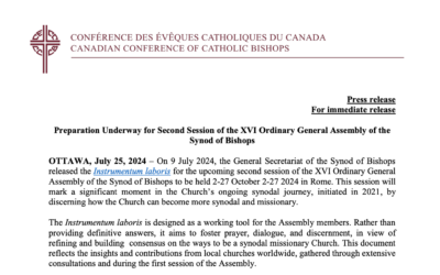 CCCB Press Release — Instrumentum Laboris for Second Session of the Synod on Synodality