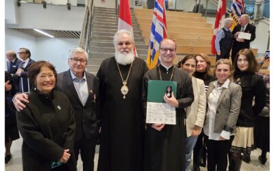 VICAR GENERAL REV. MYKHAILO OZOROVYCH RECEIVES KING CHARLES MEDAL