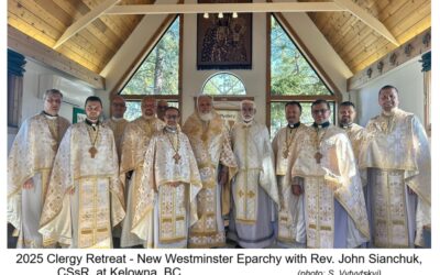 EPARCHIAL CLERGY GATHER FOR RETREAT LED BY REDEMPTORIST MISSIONARY
