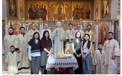 SUBDEACON CHRISTOPHER CHIU RECEIVES ‘MINOR ORDERS’ ON SUNDAY OF THE MYRRHBEARERS
