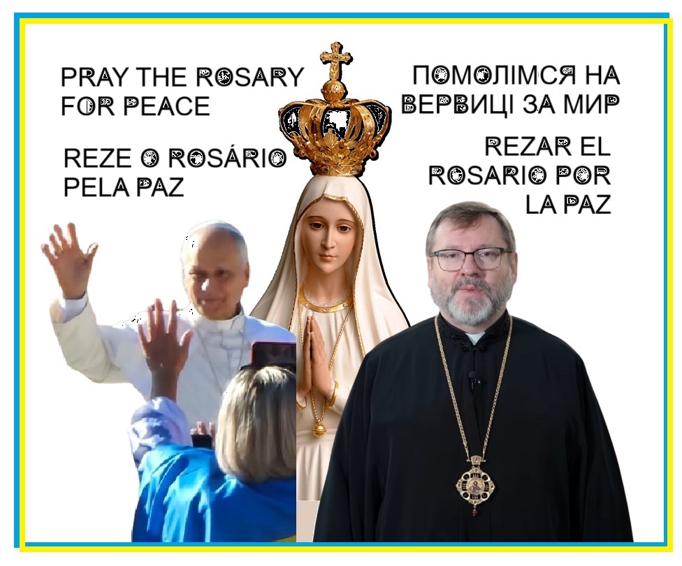 Pope Leo and Patriarch Sviatoslav encourage the praying of the Holy Rosary