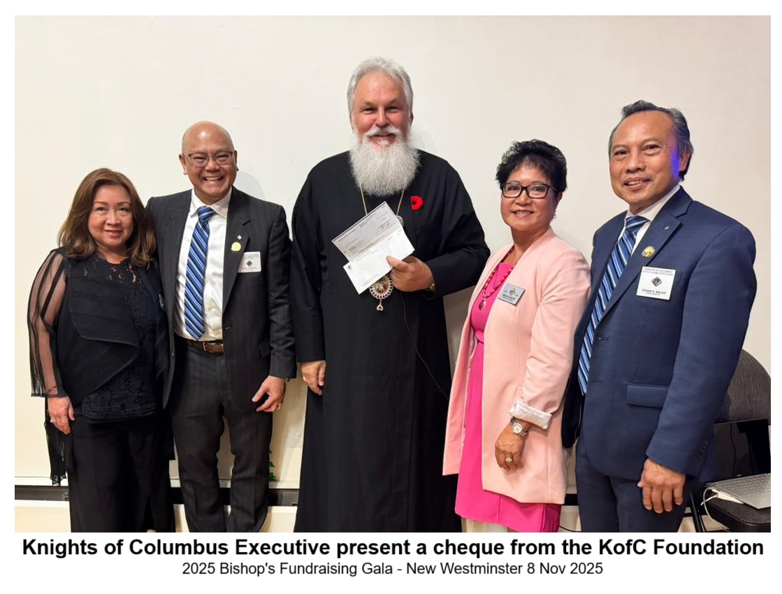 SECOND ANNUAL BISHOP’S GALA – NEW WESTMINSTER EPARCHY