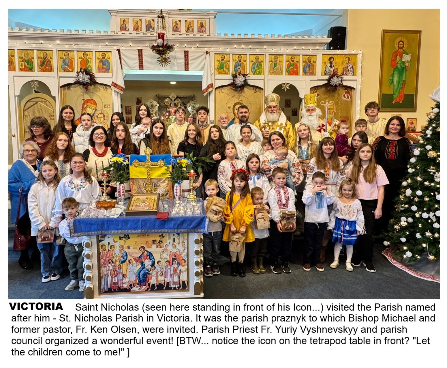 SAINT NICHOLAS VISITS NEW WESTMINSTER EPARCHY!