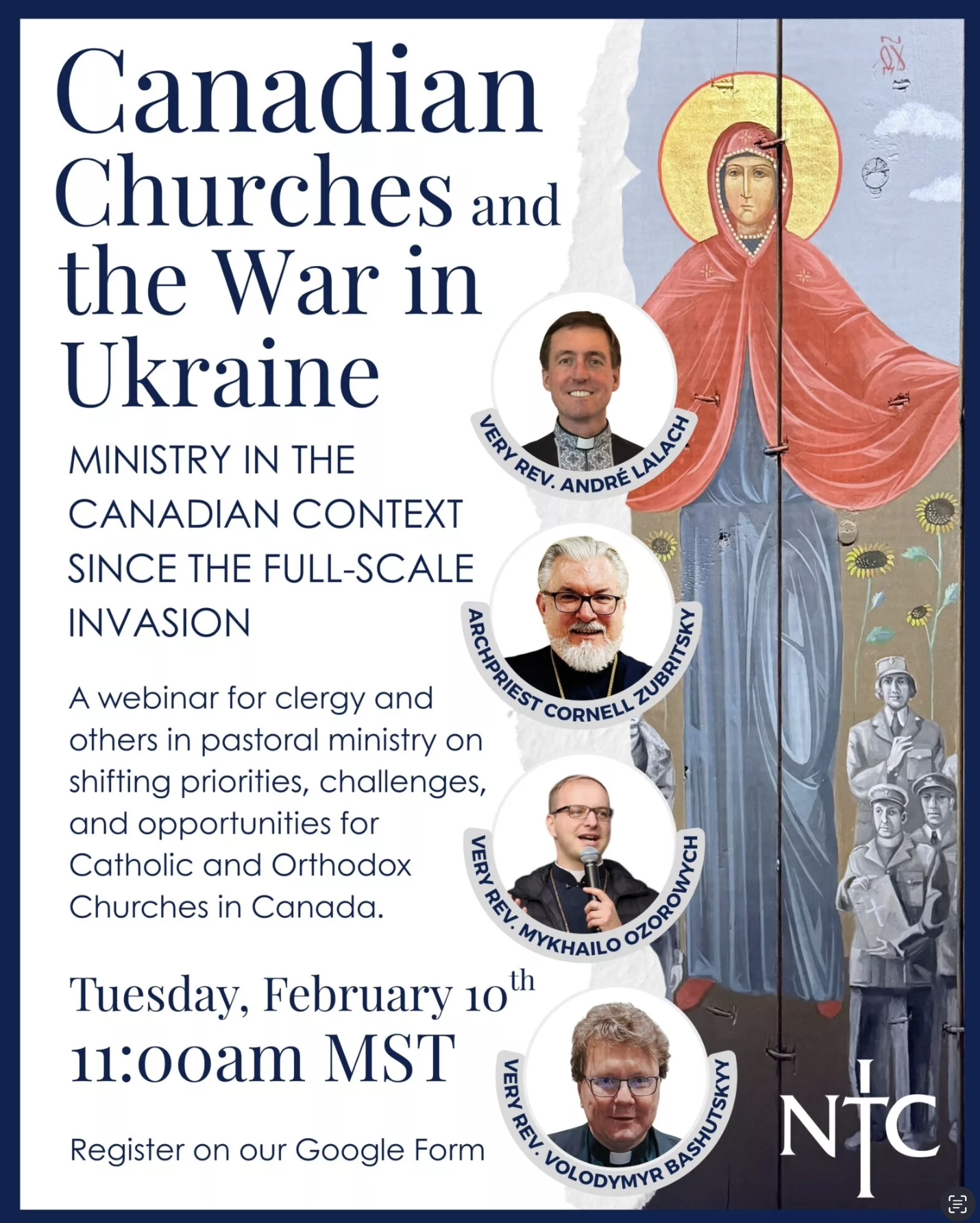 WEBINAR: Canadian Churches and the War in Ukraine: Ministry in the Canadian Context Since the Full-Scale Invasion
